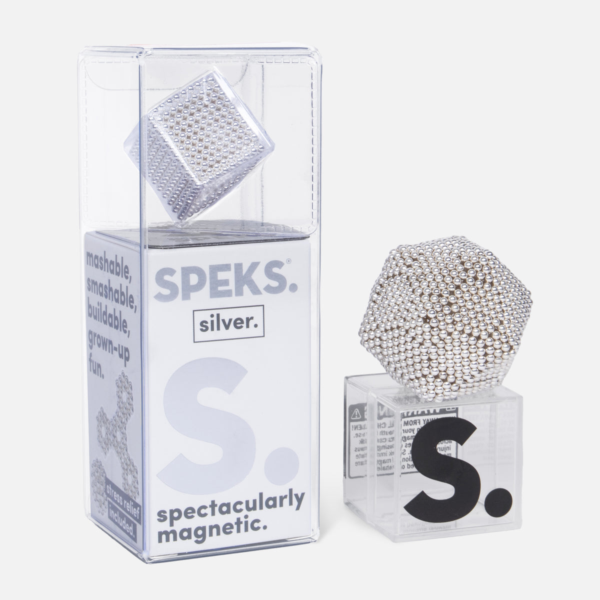 Speks 1000 - Classic 2.5mm Magnet Balls Silver
