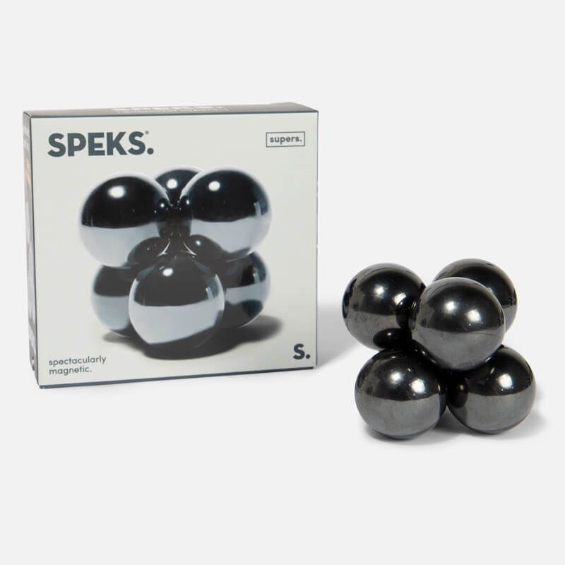 supers 33mm Magnet Balls gunmetal / 6-set