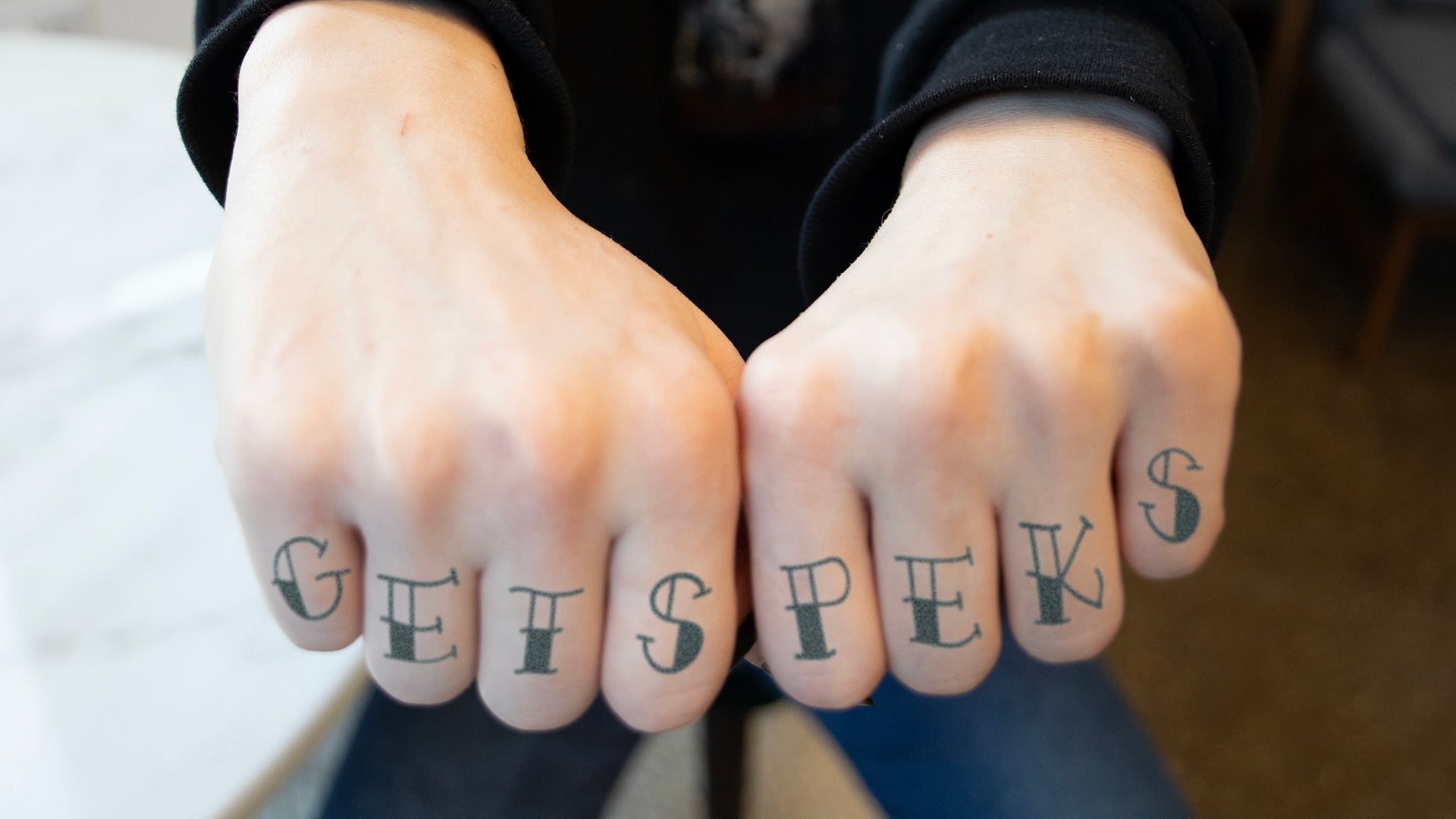 GETSPEKS Tattoo on hands