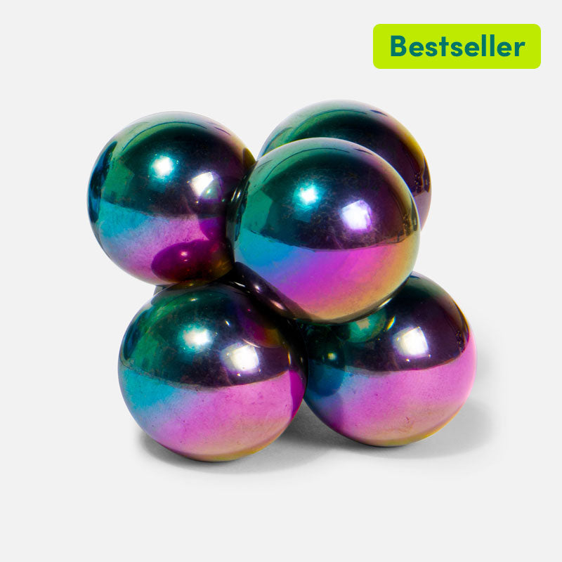 supers 33mm Magnet Balls oil slick / 6-set