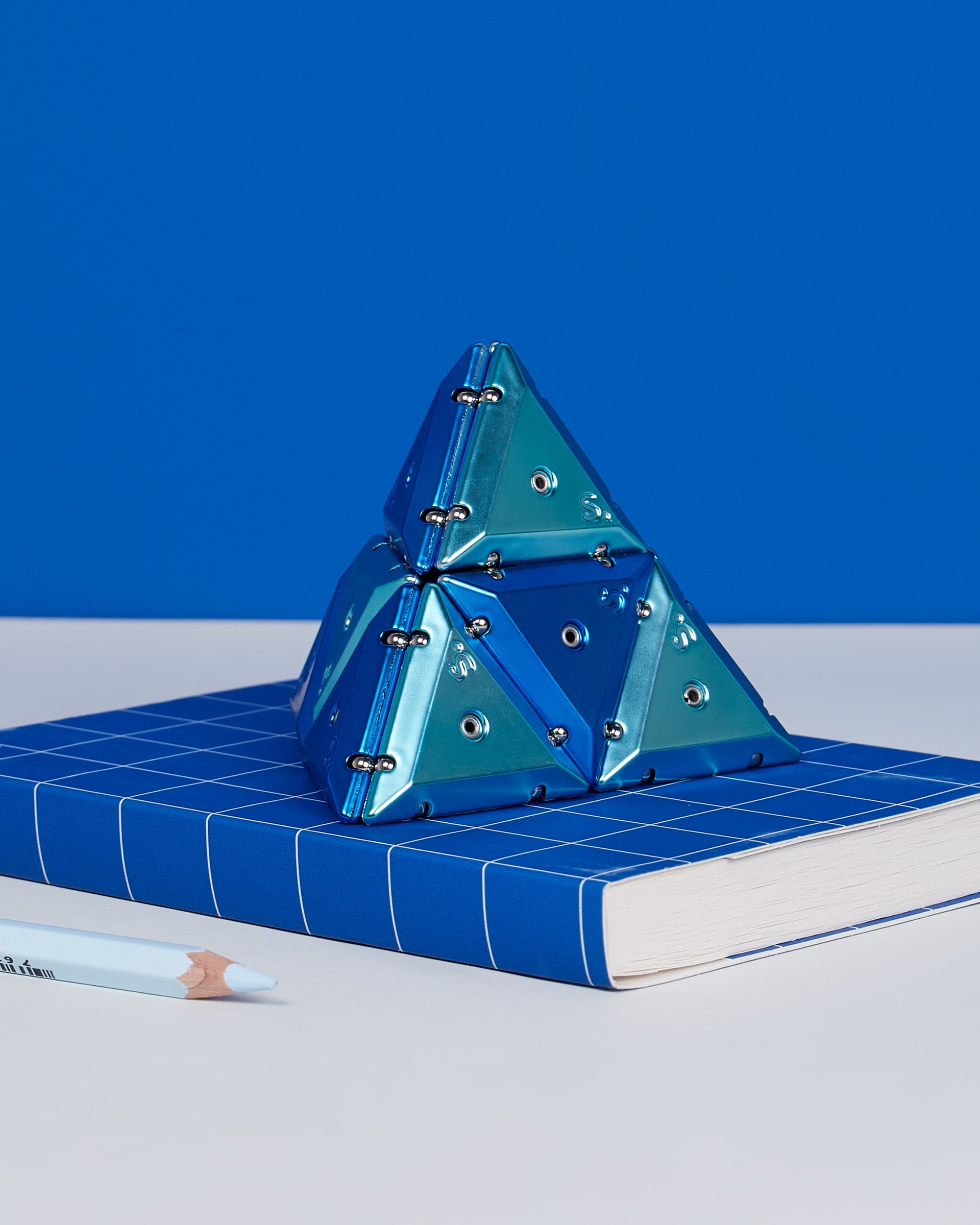 Chrome Pyramid Geode