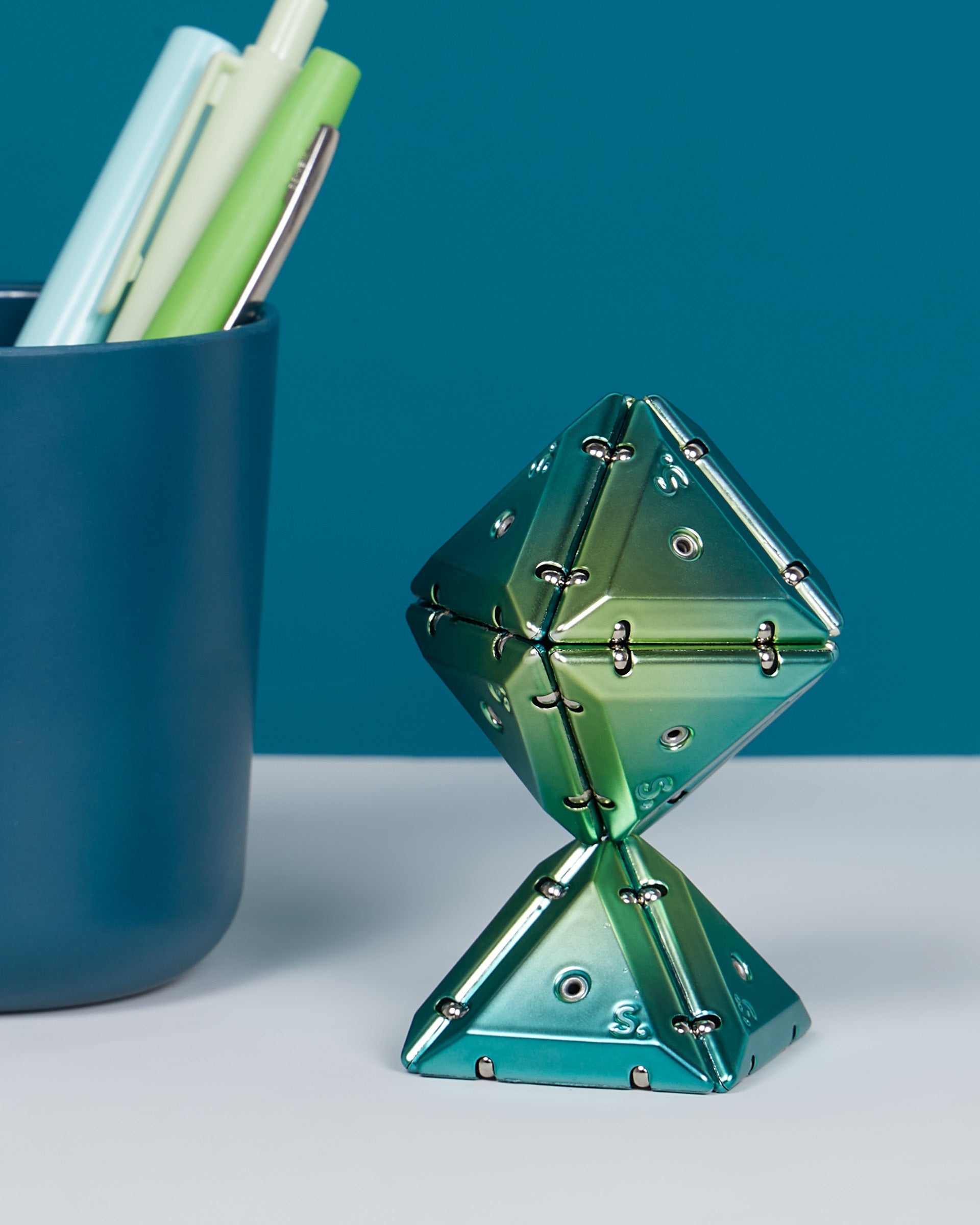 Chrome Pyramid Geode