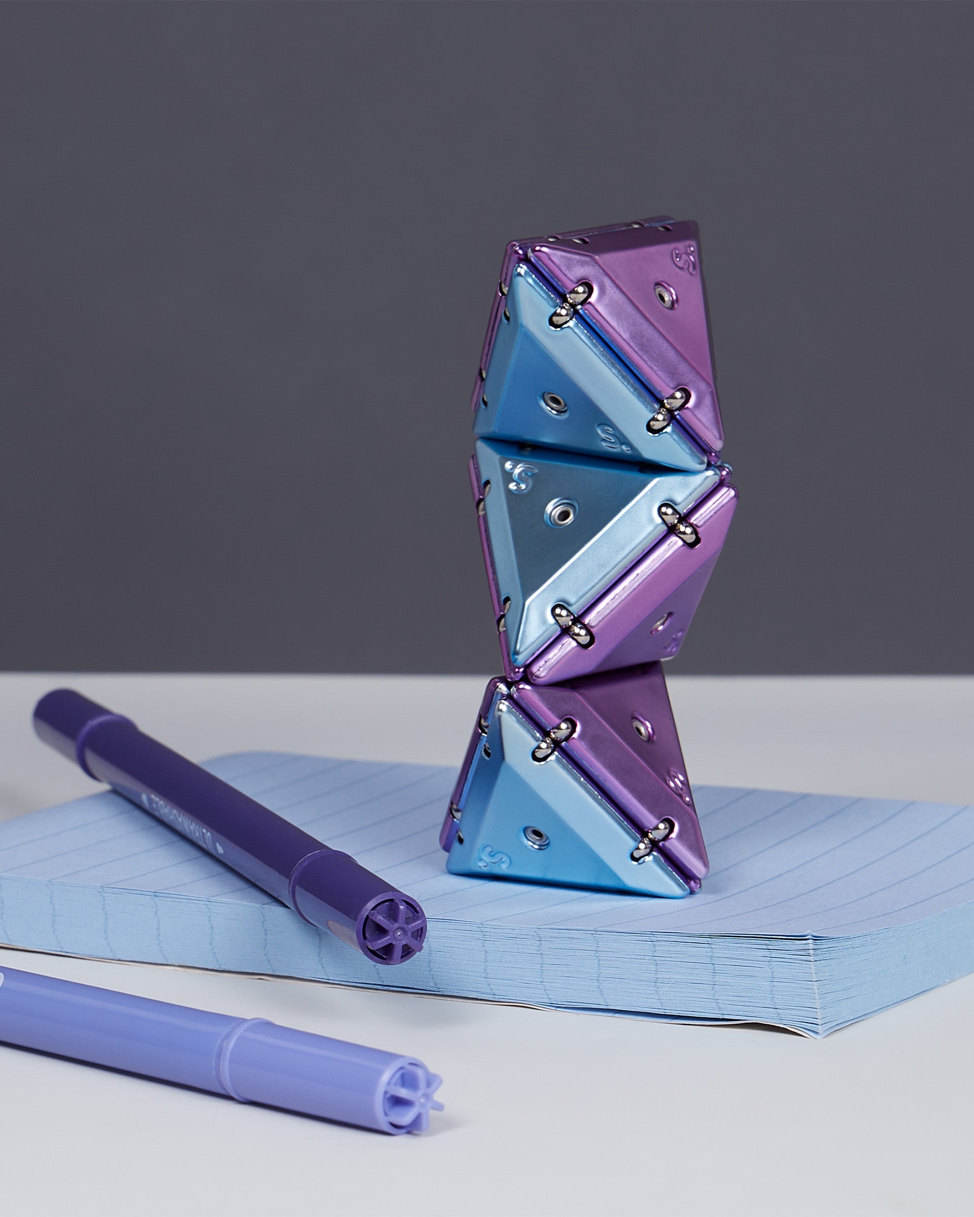 Chrome Pyramid Geode