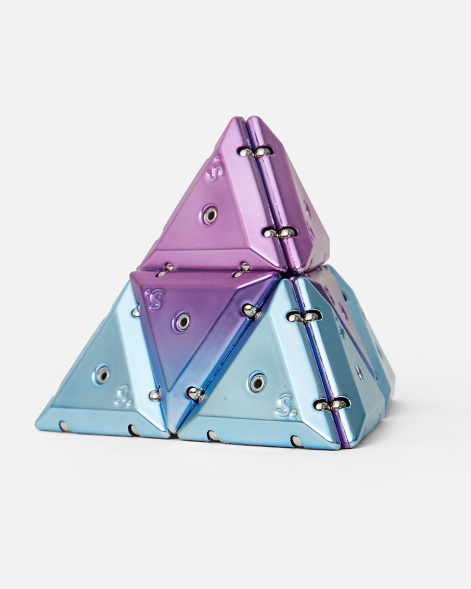 Chrome Pyramid Geode