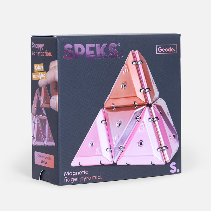 Chrome Geode Pink Pyramid