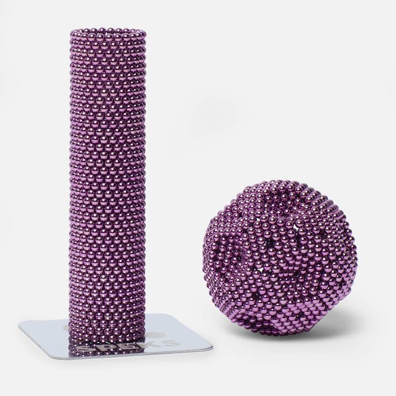 Speks 1000 - Luxe 2.5mm Magnet Balls Amethyst