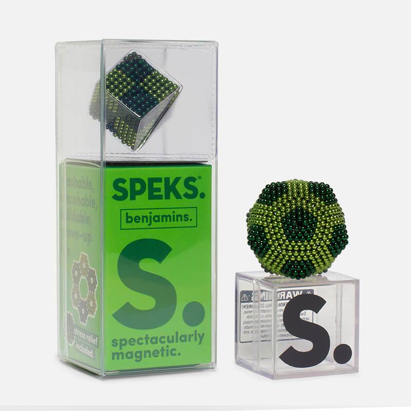 Speks 1000 - Duotone 2.5mm Magnet Balls Benjamins