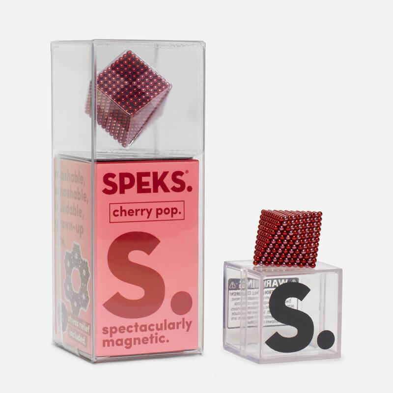 Speks 1000 - Duotone 2.5mm Magnet Balls Cherry Pop