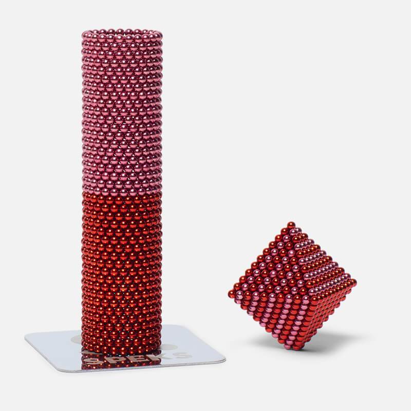 Speks 1000 - Duotone 2.5mm Magnet Balls Cherry Pop