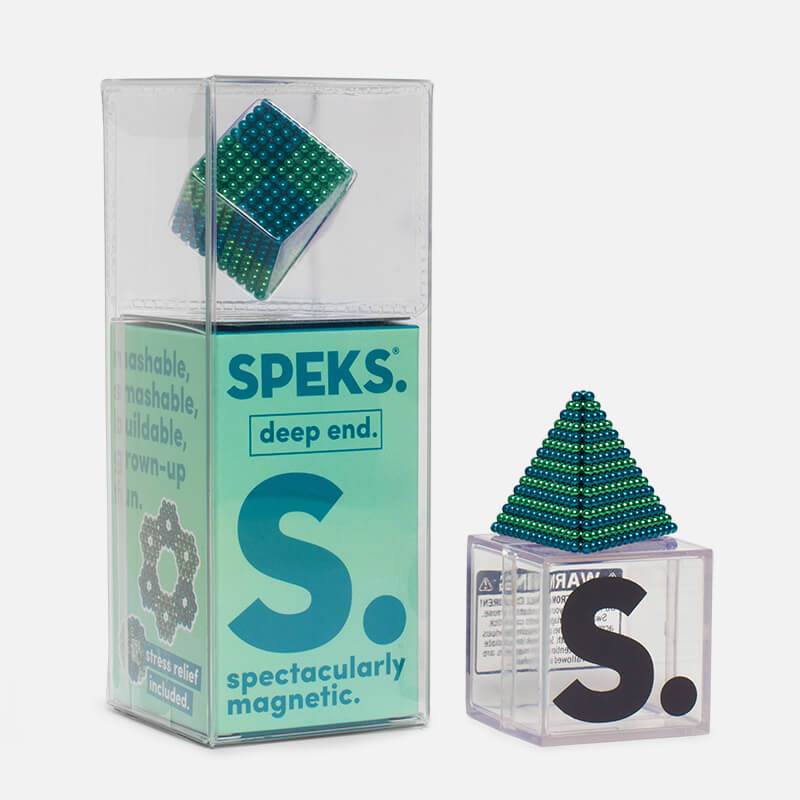 Speks 1000 - Duotone 2.5mm Magnet Balls Deep End