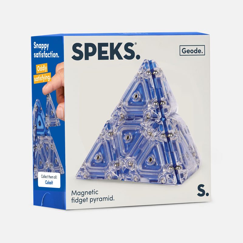 Speks Geode - Speks Geode Cobalt Pyramid