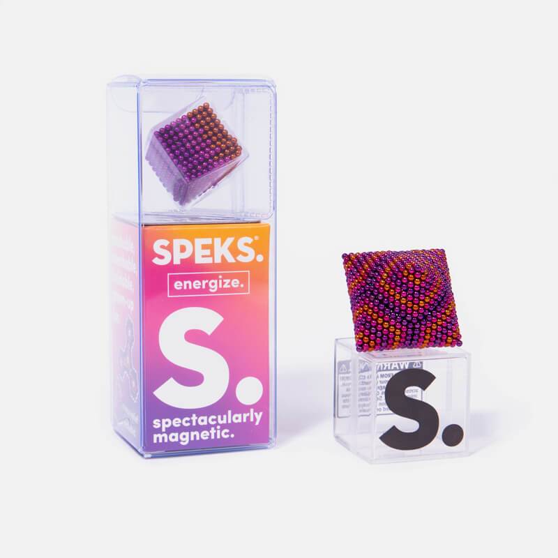 Speks 1000 - Stripes 2.5mm Magnet Balls Energize