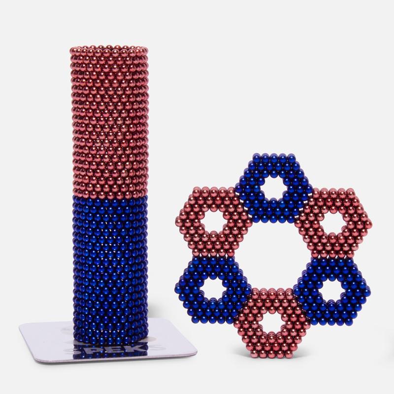 Speks 1000 - Stripes 2.5mm Magnet Balls Jellyfish