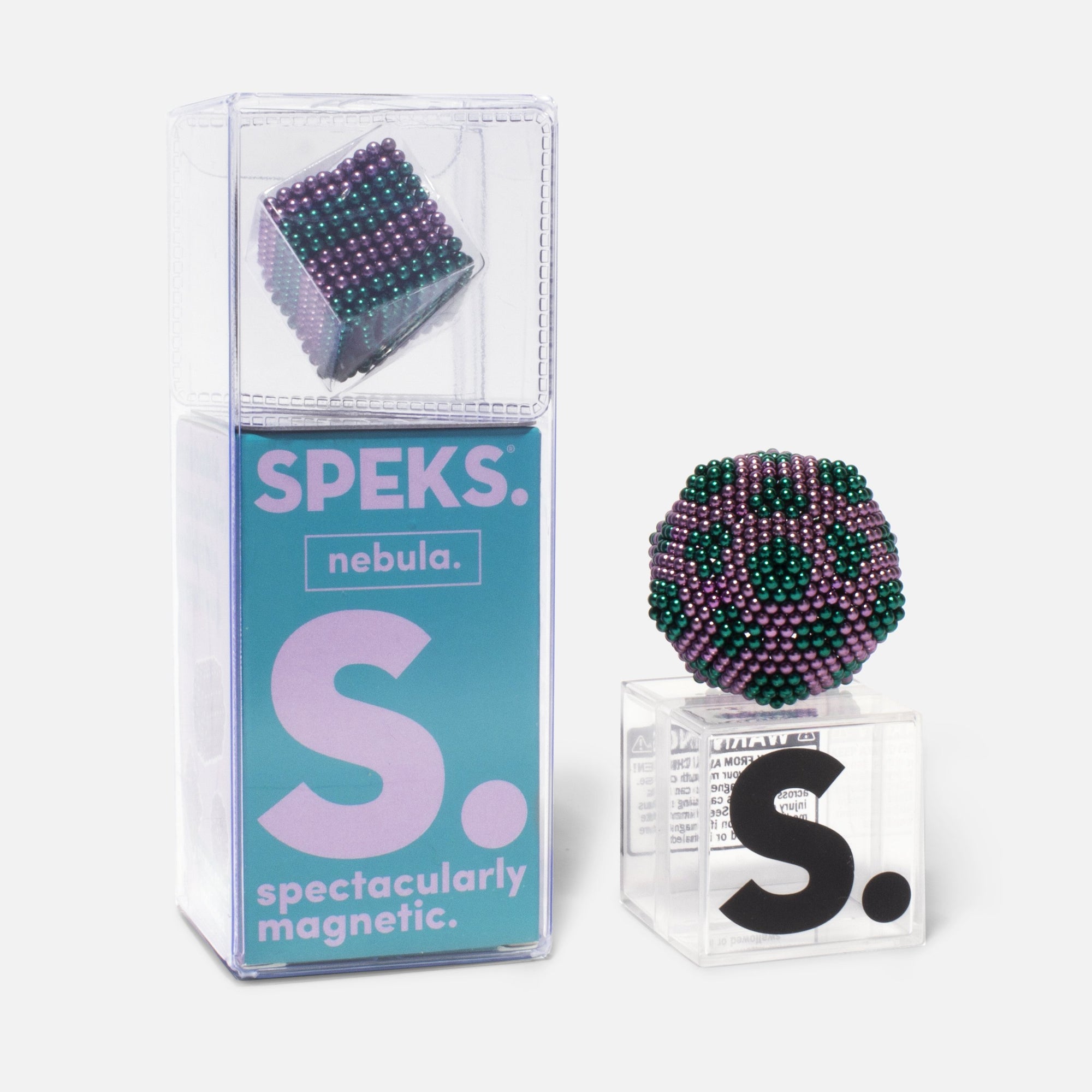 Speks 1000 - Stripes 2.5mm Magnet Balls Nebula
