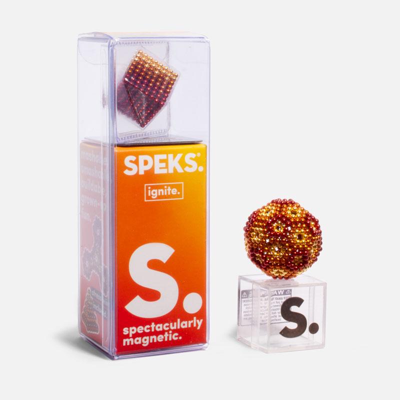 Speks 512 - Stripes 2.5mm Magnet Balls Ignite