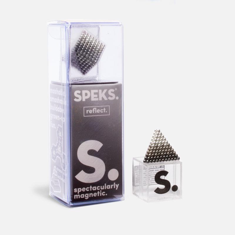 Speks 512 - Stripes 2.5mm Magnet Balls Reflect