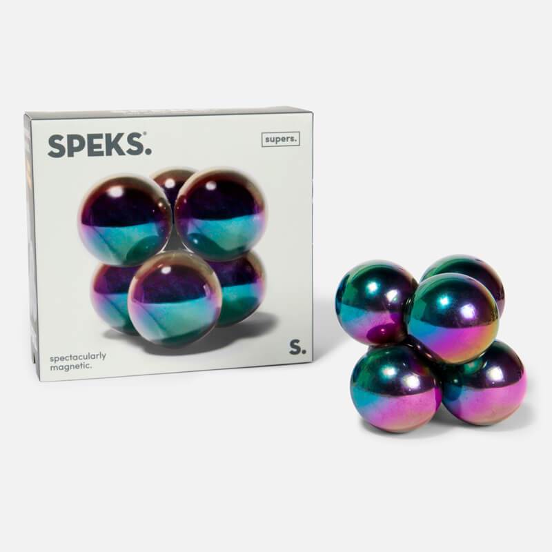 supers 33mm Magnet Balls oil slick / 6-set