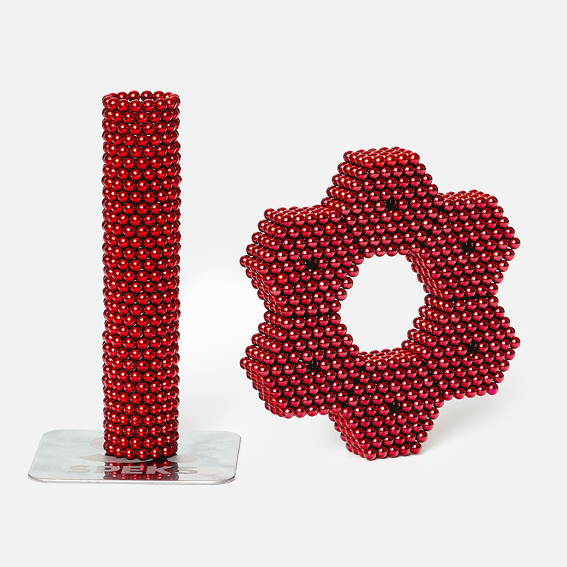 Speks 1000 - Classic 2.5mm Magnet Balls Red