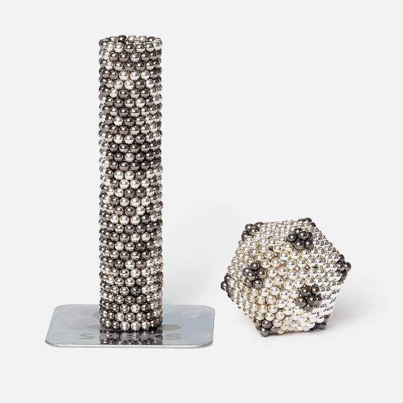 Speks 512 - Duotone 2.5mm Magnet Balls Greyscale