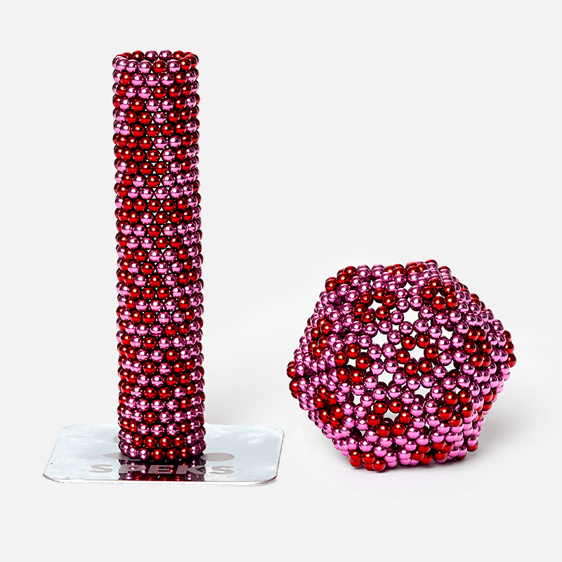 Speks 512 - Duotone 2.5mm Magnet Balls Cherry Pop