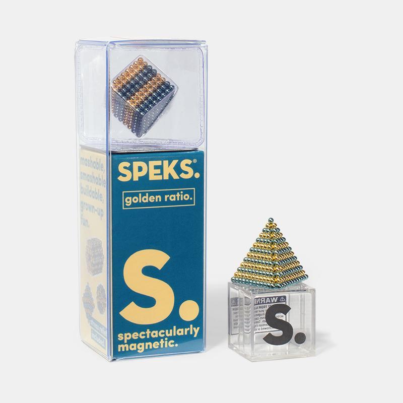 Speks 512 - Stripes 2.5mm Magnet Balls Golden Ratio