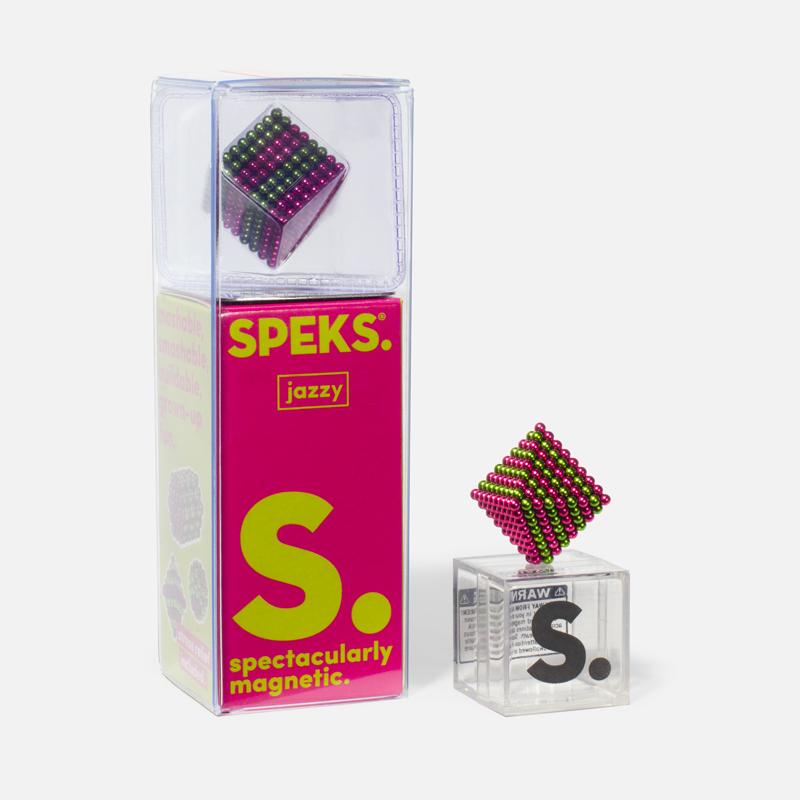 Speks 512 - Stripes 2.5mm Magnet Balls Jazzy