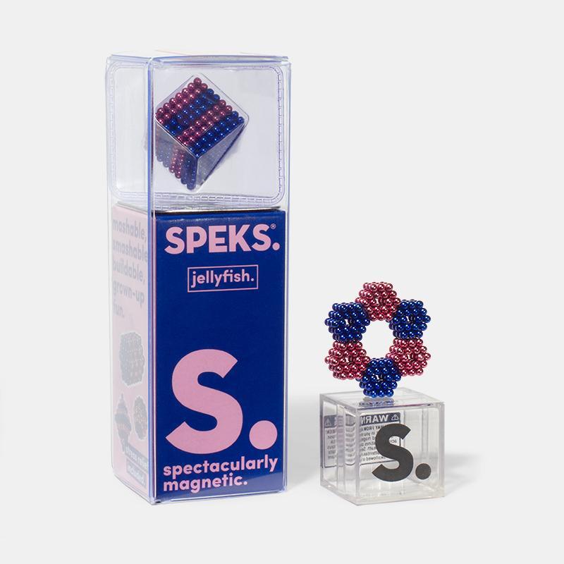 Speks 512 - Stripes 2.5mm Magnet Balls Jellyfish